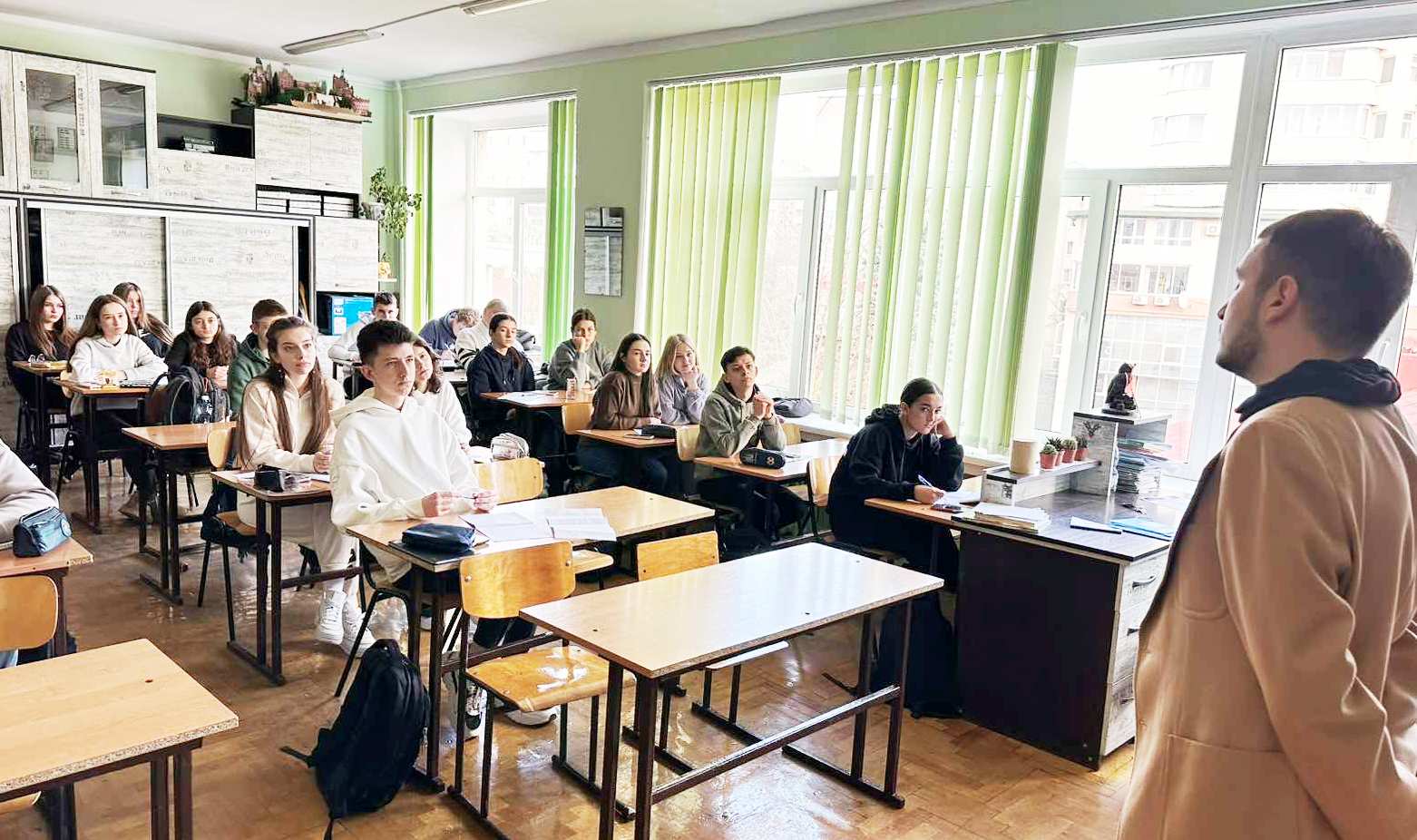 З учнями 11-В класу